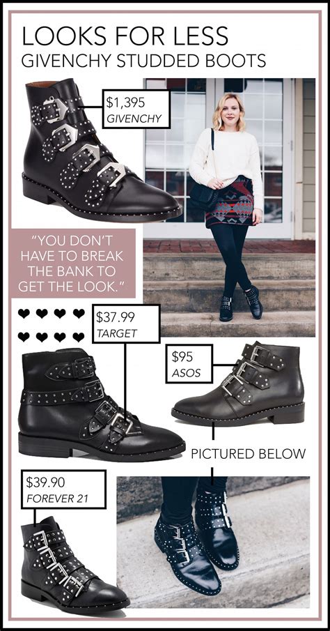 givenchy studded ankle boots dupe|The Best Designer Dupes .